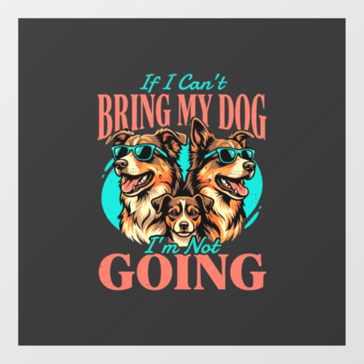 Breng Mijn Hond Retro Hond Liefhebber Raamsticker (Vel)