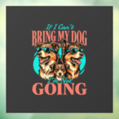 Breng Mijn Hond Retro Hond Liefhebber Raamsticker (Vel 3)