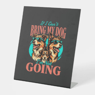 Breng Mijn Hond Retro Hond Liefhebber Reclamebord Met Voetstuk