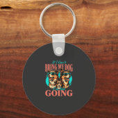 Breng Mijn Hond Retro Hond Liefhebber Sleutelhanger (Voorkant)
