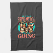 Breng Mijn Hond Retro Hond Liefhebber Theedoek (Verticaal)