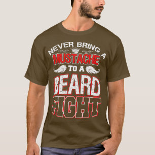 Breng nooit een snor naar een bietengevecht 2 t-shirt
