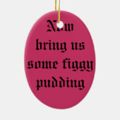 Breng ons nu wat figuurlijk kalmerend versieringsm keramisch ornament (Achterkant)