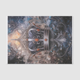 Breng op de Bling, Goud en Ruby Kroon Tissuepapier