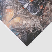 Breng op de Bling, Goud en Ruby Kroon Tissuepapier (Detail)