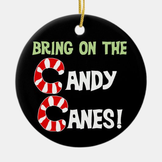 Breng op de Candy Canes Keepsake Ornament (Voorkant)