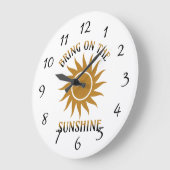 Breng op de Sunshine Golden Grote Klok (Hoek)