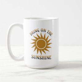 Breng op de Sunshine Golden Koffiemok
