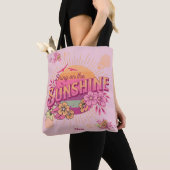 Breng op de Sunshine Graphic Preppy  Tote Bag (Dichtbij)
