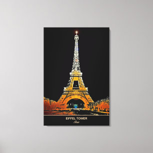 Breng Parijs naar huis: Eiffeltoren Canvas Print