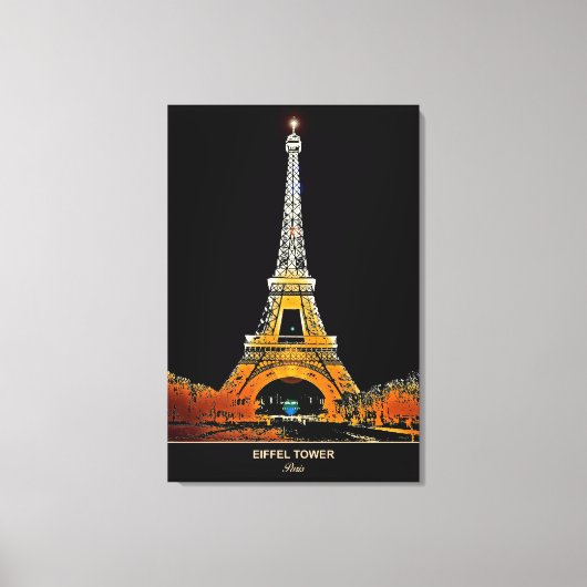 Breng Parijs naar huis: Eiffeltoren Canvas Print (Voorkant)
