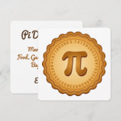 Breng PIE naar het Pi Day Party Kaart (Voorkant / Achterkant)