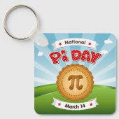Breng PIE voor Pi Day Sleutelhanger (Voorkant)