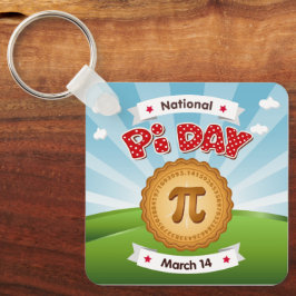 Breng PIE voor Pi Day Sleutelhanger