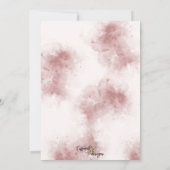 Breng uw eigen bord charcuterie party uitnodiging (Achterkant)