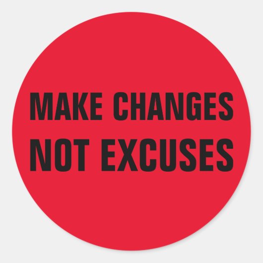 Breng veranderingen aan niet Uitzonderingen Inspir Ronde Sticker (Voorkant)