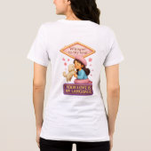 Breng vreugde, warmte en schittering in elke ruimt Tri-Blend shirt (Achterkant)