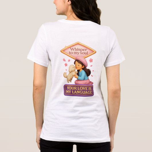 Breng vreugde, warmte en schittering in elke ruimt Tri-Blend shirt (Achterkant)