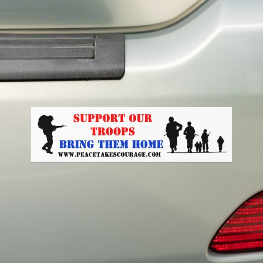 Breng ze naar huis Bumpersticker (Op auto)