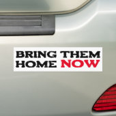 BRENG ZE NU NAAR HUIS BUMPERSTICKER (Op auto)