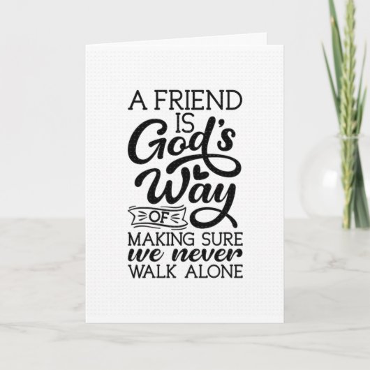 BRENG ZICH OP EEN GROOT **VRIEND** KAART (Voorkant)