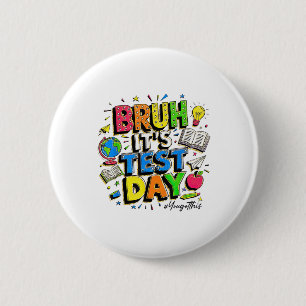Breng zijn testdag door, je hebt deze rots de test ronde button 5,7 cm