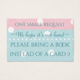 BrengABook "Baby PeekABoo" Tussenvoegsel Kaart/Per Visitekaartje