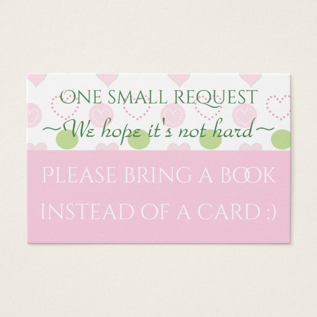 BrengABook "Sugar & Spice" Kaart/Personaliseren Visitekaartje (Voorkant)