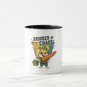 Brenger van Chaos Schattig Boze Konijn Mok