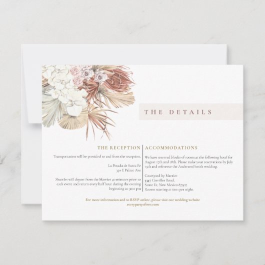 BRENNA Bohemian Tropical Palm - behuizing Kaart (Voorkant)