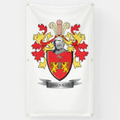 Brennan Coat of Arms Spandoek (Verticaal)