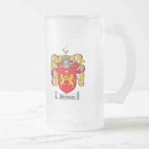 BRENNAN FAMILIE CREST - BRENNAANSE WAPENKAT MATGLAS BIERPUL
