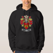 Brennan Family Crest Coat of Arms Hoodie (Voorkant)