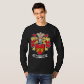 Brennan Family Crest Coat of Arms T-shirt (Voorkant volledig)