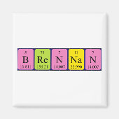 Brennan periodiek table name magnet (Voorkant)