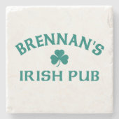 Brennan's Irish Pub Stenen Onderzetter (Voorkant)