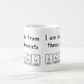 Brennen periodieke mok van de tabelnaam (Center)