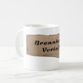 Brennholz Koffiemok (Voorkant links)