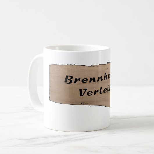 Brennholz Koffiemok (Voorkant links)