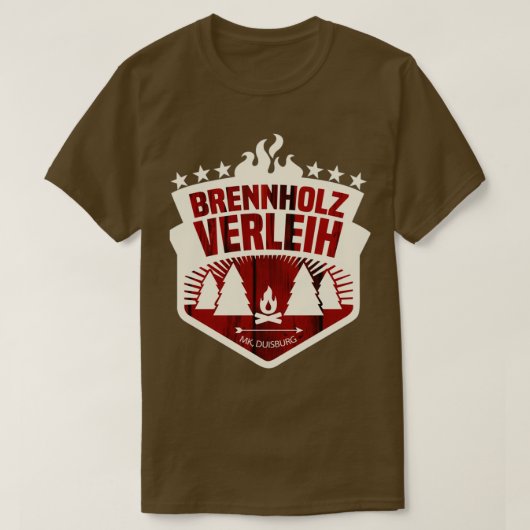 brennholzverleih t-shirt (Design voorkant)
