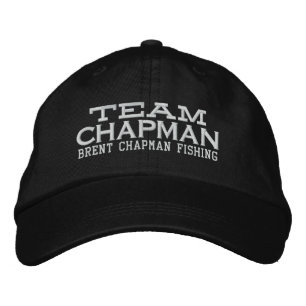 Brent Chapman Gevist Logo - Team Chapman Geborduurde Pet