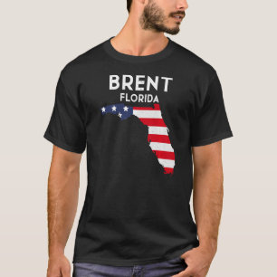 Brent Florida USA State America Travel Floridian T-shirt