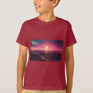 Brent ganzen bij zonsondergang t-shirt