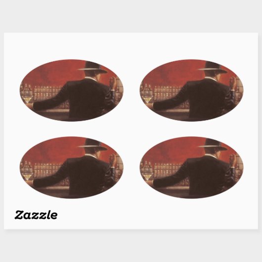 Brent lynch cigarillo ovale sticker (Vel)