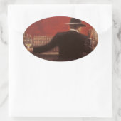 Brent lynch cigarillo ovale sticker (Tas)