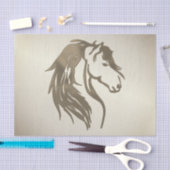 Brent Platinum Horse Head Tissuepapier (Craft)