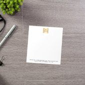 Brenterkleur van zakelijke logo notitieblok