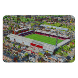 Brentford FC Griffin Park Stadium Aerial Art Magneet