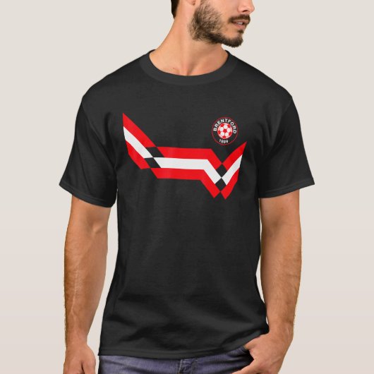 Brentford Retro Vintage T-shirt (Voorkant)