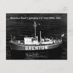 Brenton Reef Lightship LV-102/WAL-525 Briefkaarten